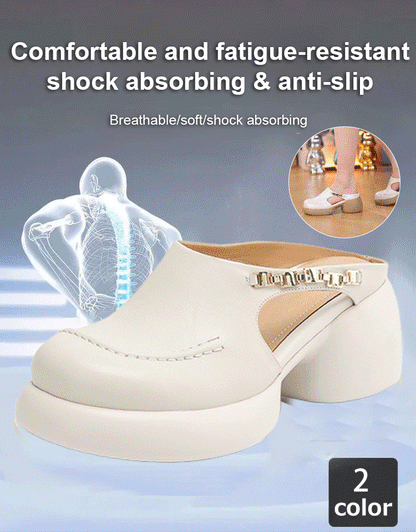 Women’s Waterproof Platform Comfort Clog Mules