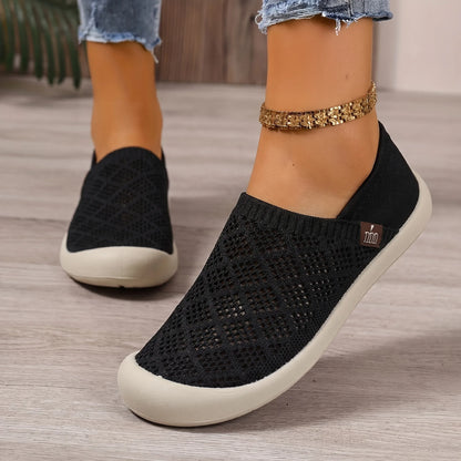 Women's Lightweight Knit Slip-On Trainers