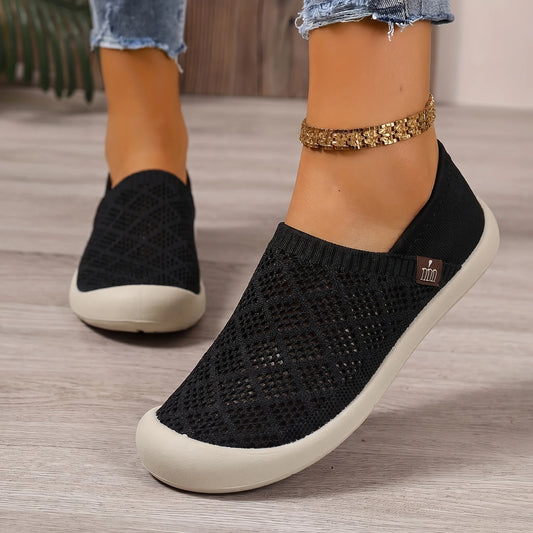 Women's Lightweight Knit Slip-On Trainers
