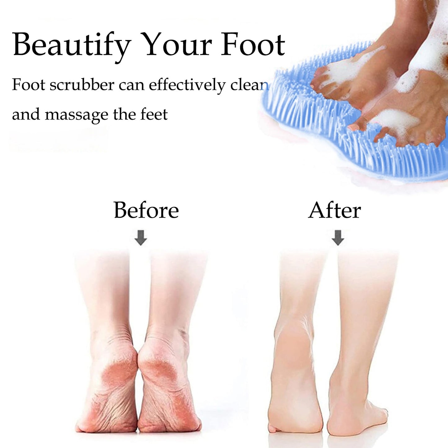 Foot Scrub & Massage Shower Mat