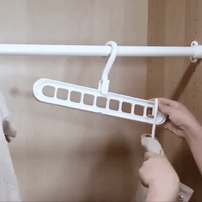 9-in-1 Space-Saving Multi-Position Wardrobe Hanger