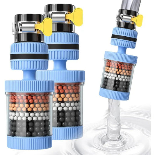 Multi-Stage Faucet Water Filter Attachment
