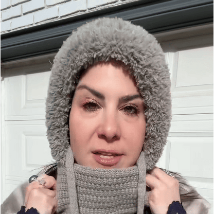 Women’s Fleece-Lined Thermal Knit 3-in-1 Hood