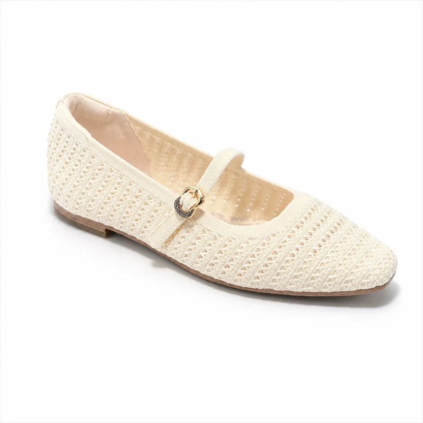 Women's Knitted Strap Flat Shoes