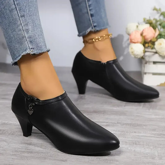 Women's Premium Leather Orthopaedic Pointed Toe Pumps