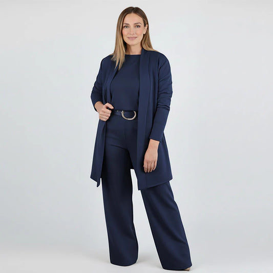 Women’s Three-Piece Cardigan and Trouser Set