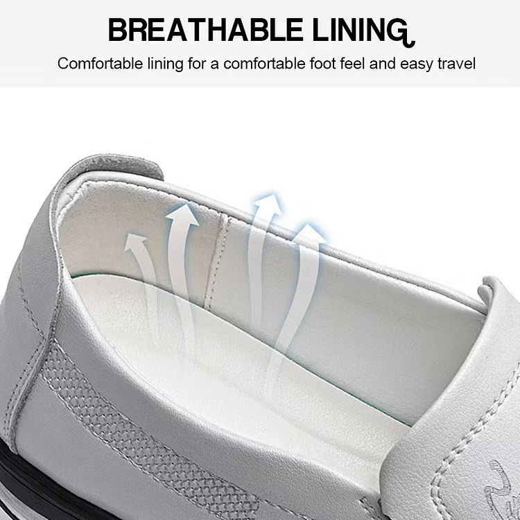 Men's Cutout Slip On Dress Loafers