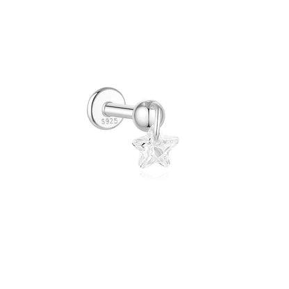 Women’s 925 Sterling Silver Waterproof CZ Stud Earring Set
