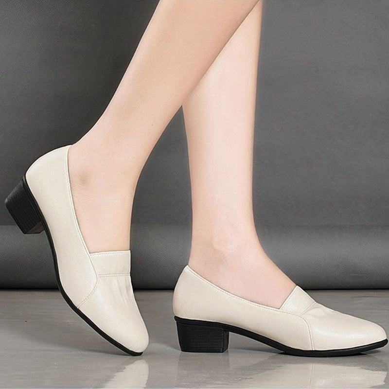 Women's Trendy Non-Slip Soft Sole Short Heeled Shoes