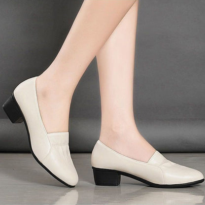 Women's Trendy Non-Slip Soft Sole Short Heeled Shoes