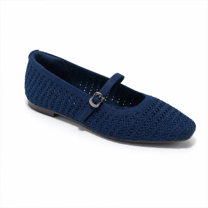 Women's Knitted Strap Flat Shoes
