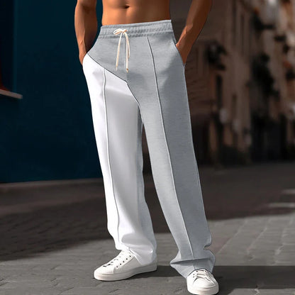 Men’s Colour-Block Drawstring Trousers
