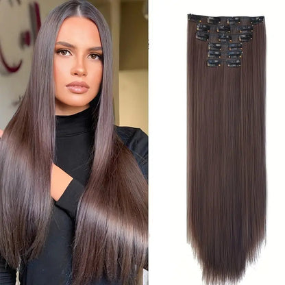 Women’s Clip-On Highlight Hair Extensions