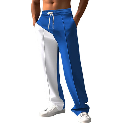 Men’s Colour-Block Drawstring Trousers