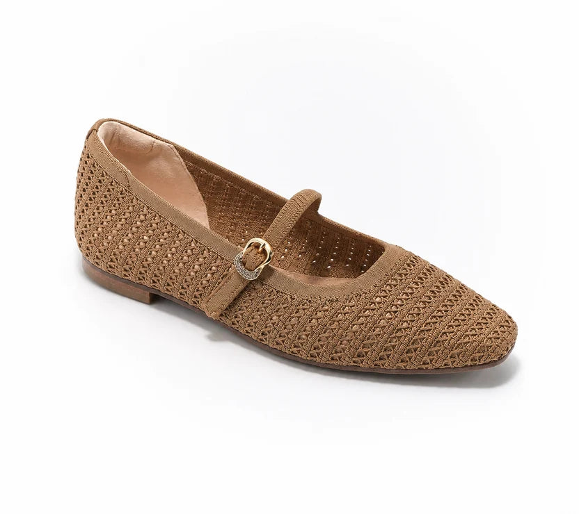 Women's Knitted Strap Flat Shoes