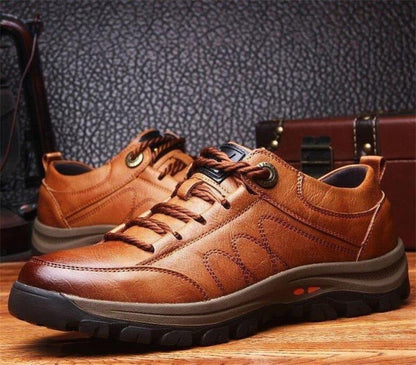 NEW SUPPORTIVE LEATHER-LOOK SHOES FOR MEN