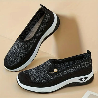 Breathable Mesh Slip-On Walking Shoes for Women
