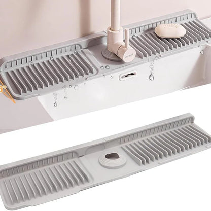 Foldable Self Draining Tap Splash Guard Mat