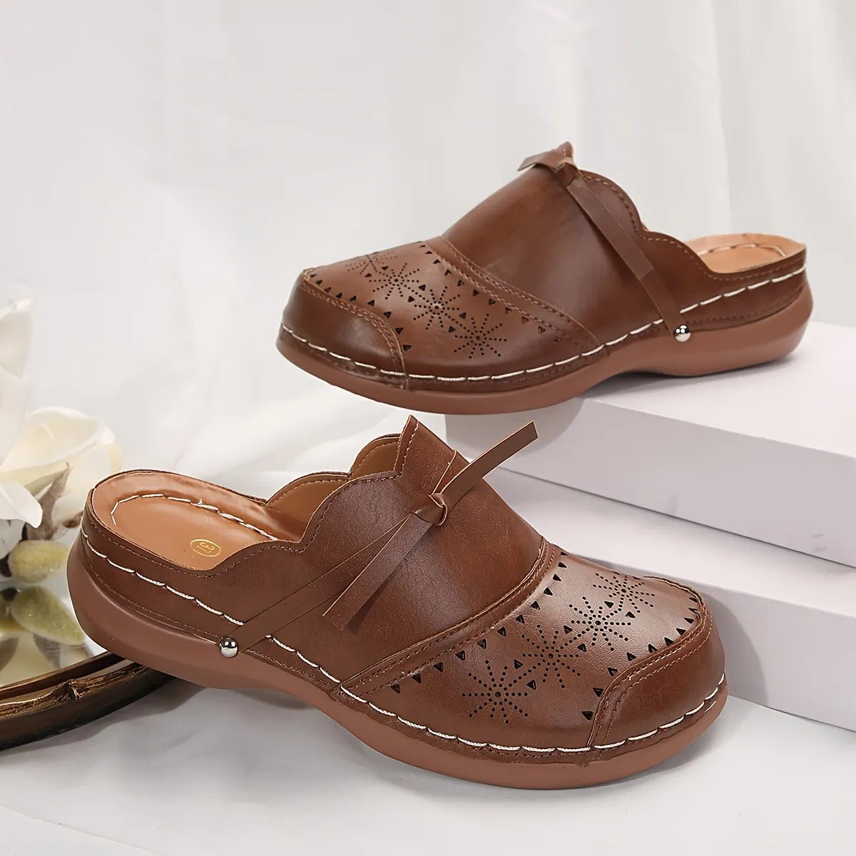 Women’s Classic Brown Mules