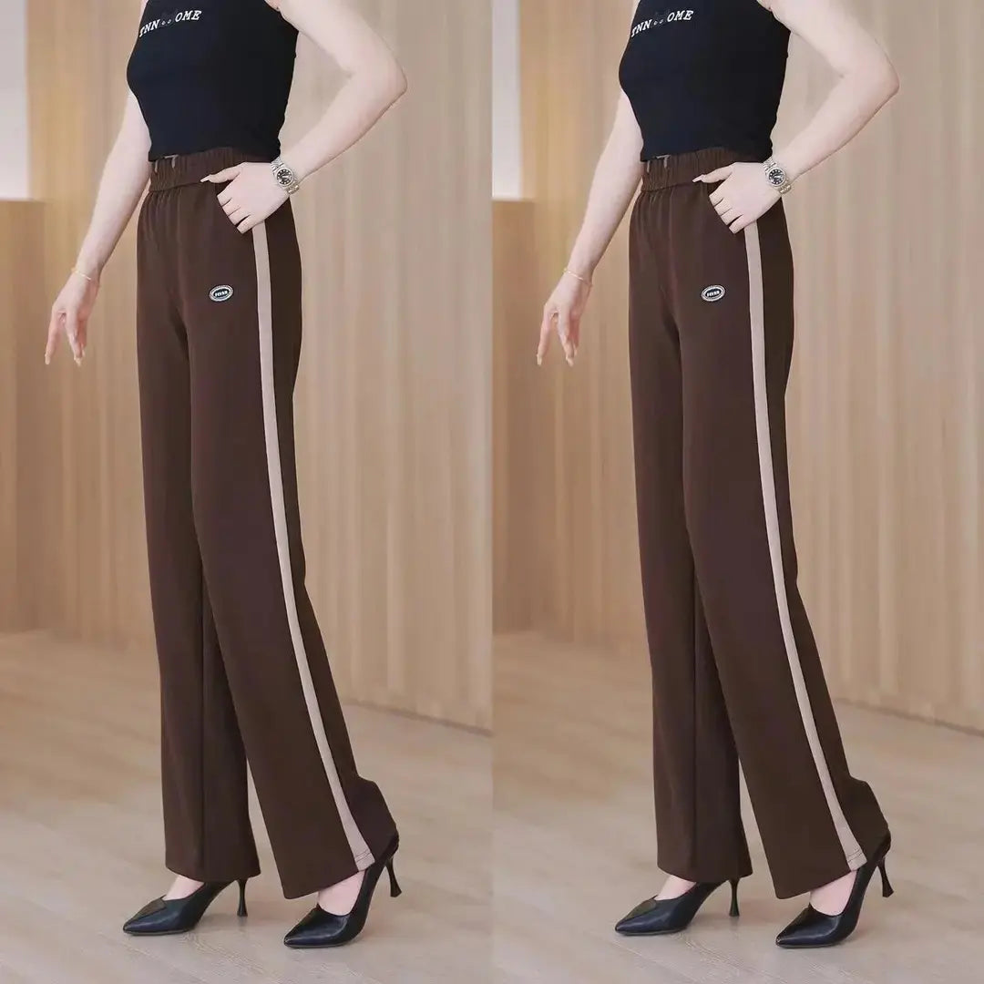 Women’s Slim-Look Wide-Leg Sweatpants