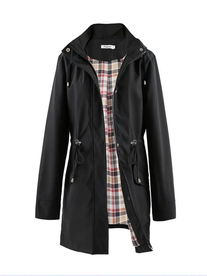 Chic Waterproof Women's Rain Jacket