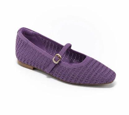 Women's Knitted Strap Flat Shoes