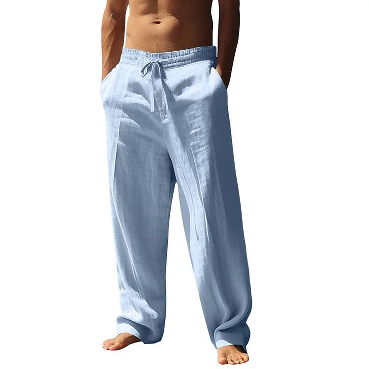 Men’s Relaxed Fit Straight Leg Casual Trousers