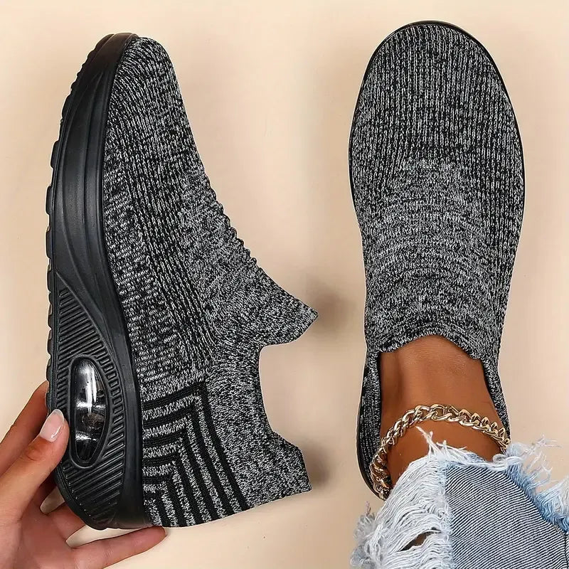 Women's Casual Breathable Slip On Walking Trainers