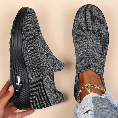 Women's Casual Breathable Slip On Walking Trainers