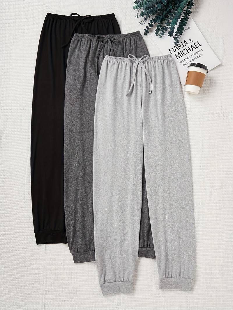 Women’s Casual Drawstring Comfort Joggers Set