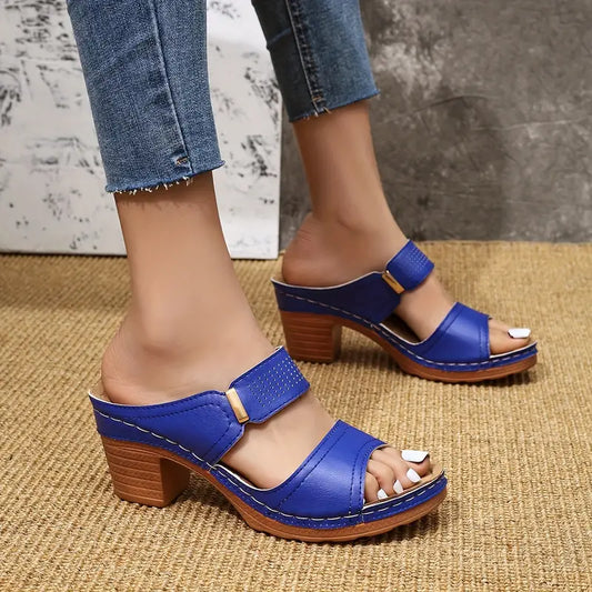 Chunky Heel Dress Sandals
