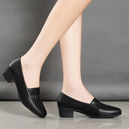 Women's Trendy Non-Slip Soft Sole Short Heeled Shoes