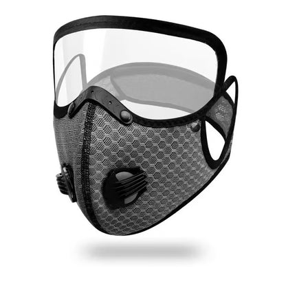 Reusable Filter Face Mask With Eye Shield