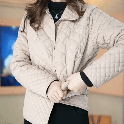 Women’s Lightweight Quilted Jacket with Cotton Lining