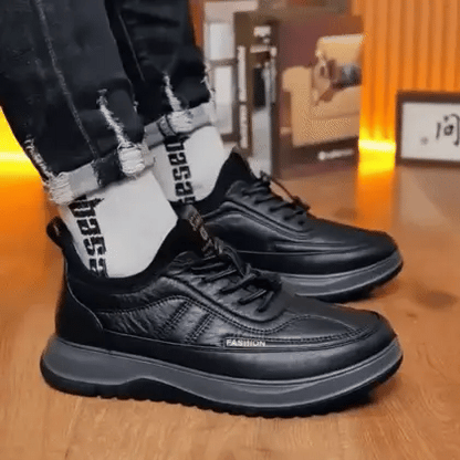 Men’s Elastic Lace Trainers with Reinforced Structure