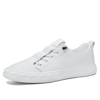Sophisticated High-Top Italian Leather-Look Sneakers