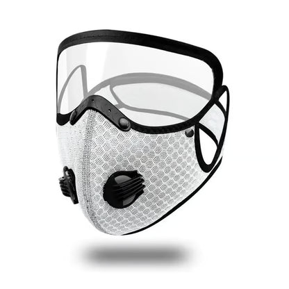 Reusable Filter Face Mask With Eye Shield