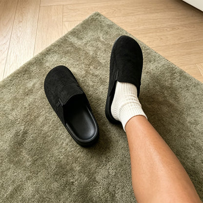 Wide Toe Casual Mule Slides
