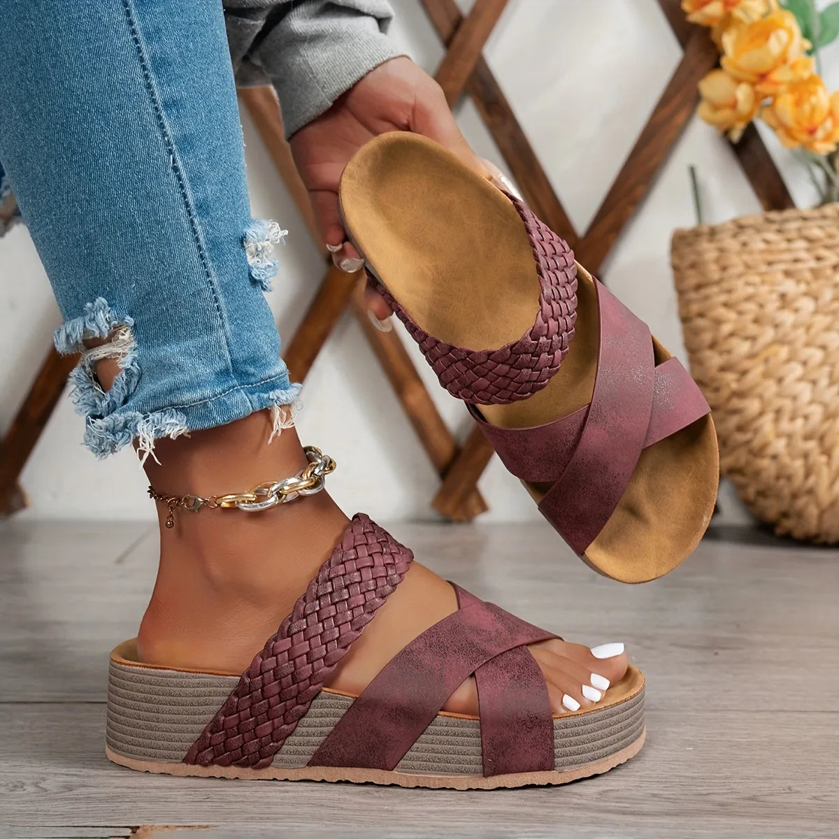 Women’s Elowara Heritage Woven Comfort Sandals