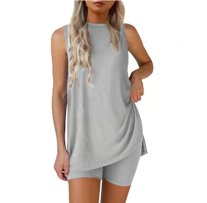Women's Sleeveless Top & Shorts Set