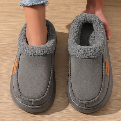 Men's Side Stitch Winter House Shoes