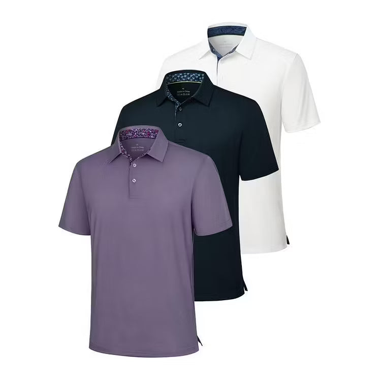 3-Pack Men’s Stretch Polo Shirts