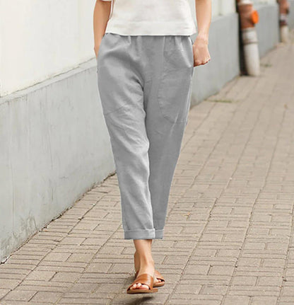Lightweight Cotton Pants for Women in Plus Sizes