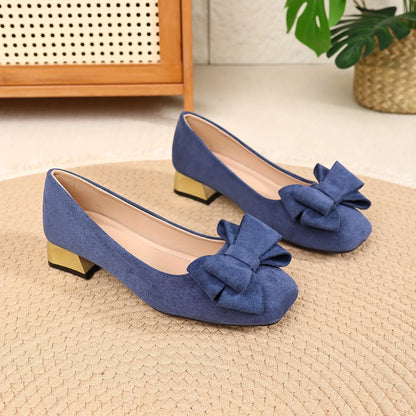 Women’s Aurelia Bow Block Heel Pumps