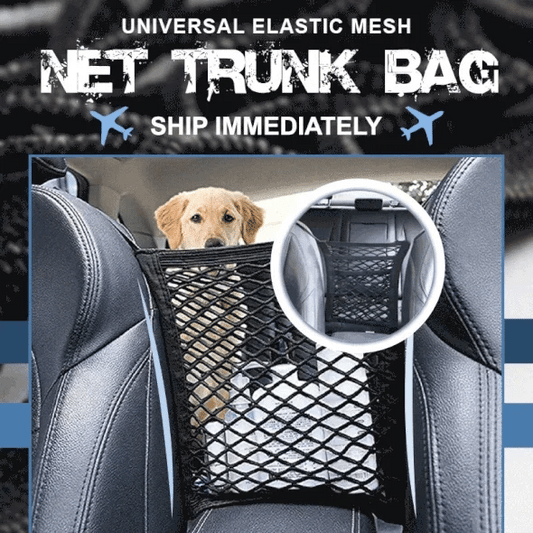 3-Layer Elastic Car Seat Gap Storage Net Organiser