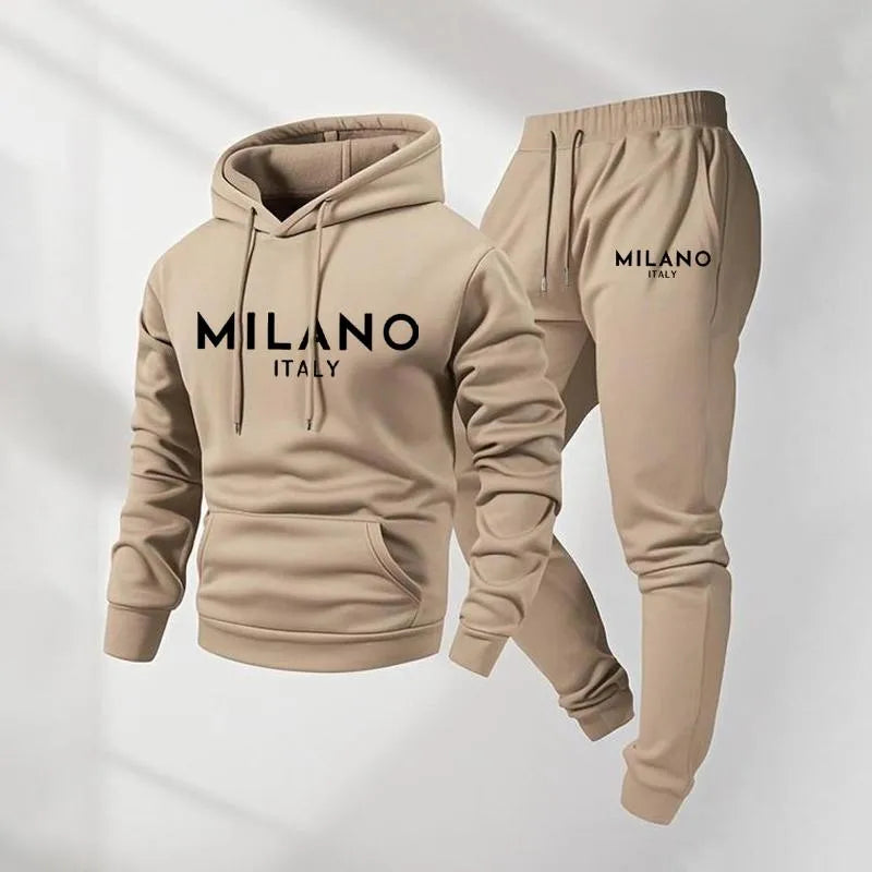 Men’s Casual Hoodie and Jogger Set