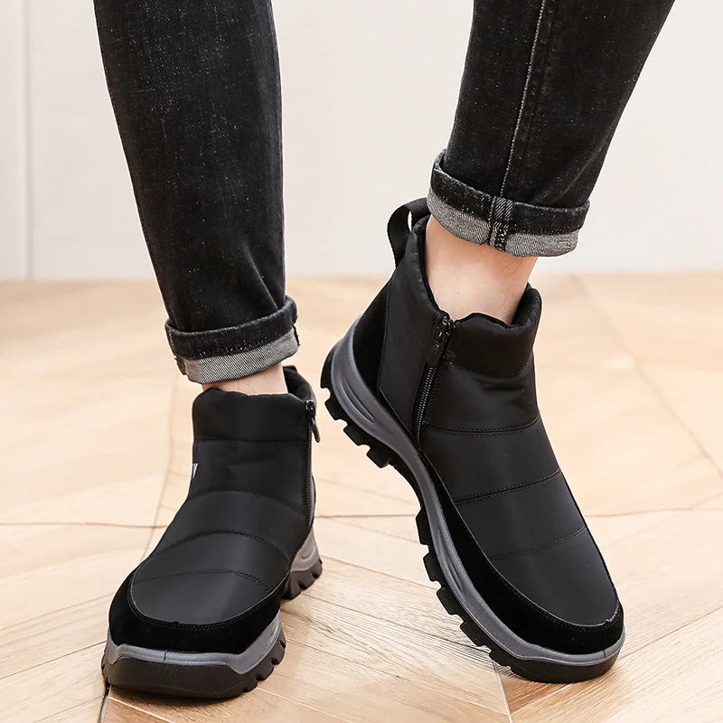 Men's Arch Support Wide Toe Snow Boots