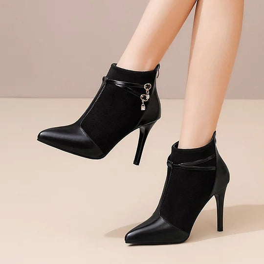 Women’s Pointed-Toe High-Heel Ankle Boots