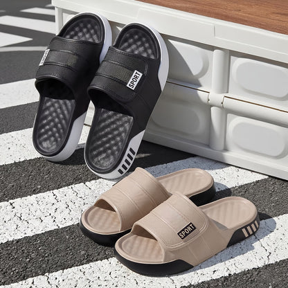 Men's Sculpted Platform Slide Sandals