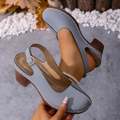 Women’s Slingback Block Heel Shoes
